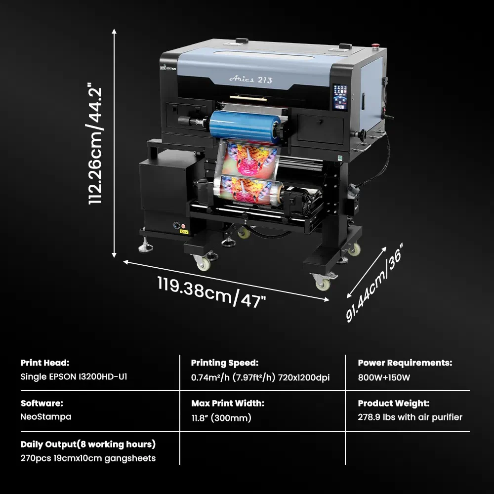 Aries 213 - 13" UV DTF Printer - Image 3