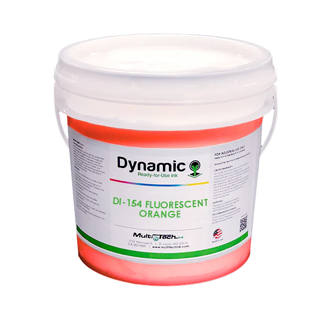 Fluorescent Orange DI - 154 Low Cure Plastisol