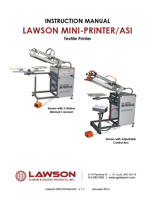 Graphic Press Service Manual - Image 3