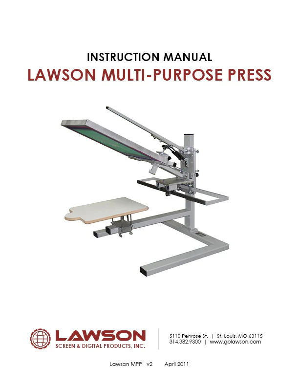 Manual T-Shirt Press Instruction Manuals - Image 4
