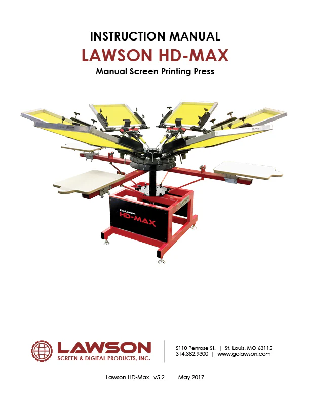 Manual T-Shirt Press Instruction Manuals - Image 5
