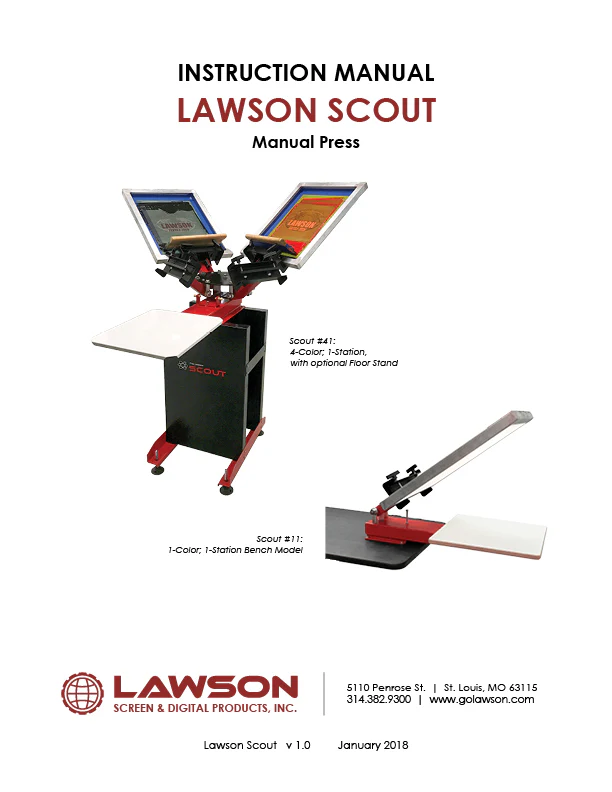Manual T-Shirt Press Instruction Manuals - Image 6