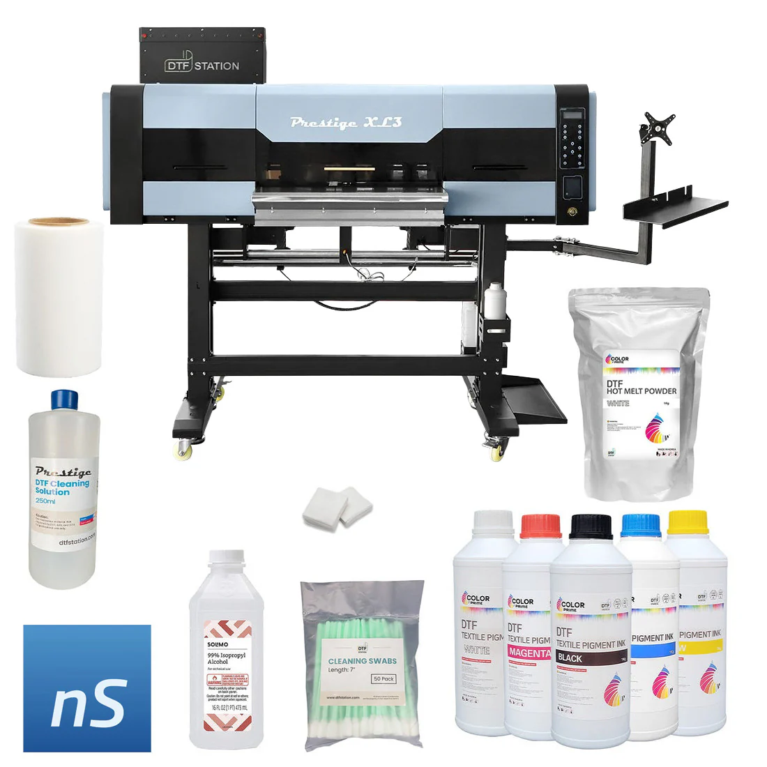 Prestige XL3 24" 8-Color DTF Printer with Supplies