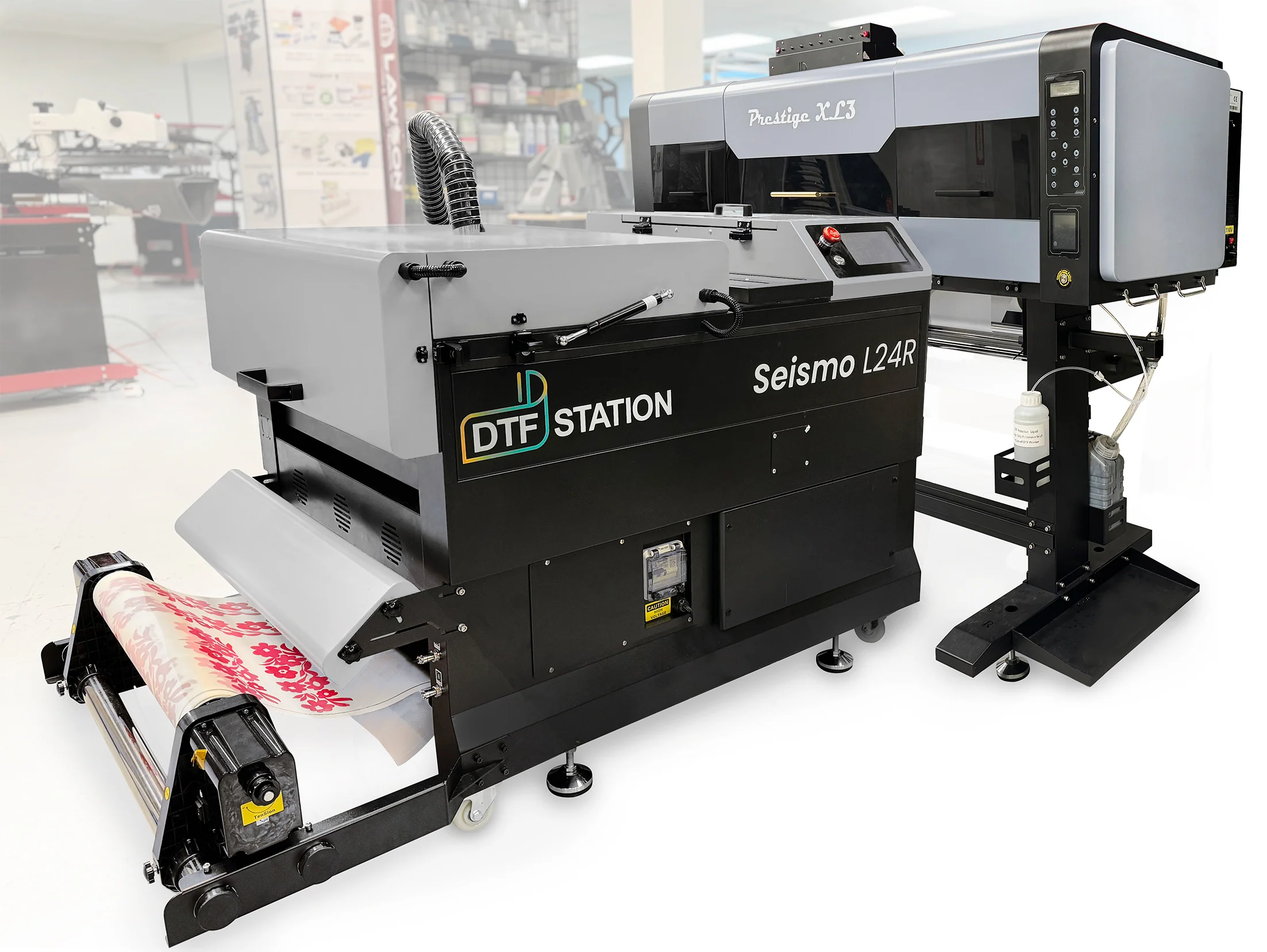 XL3 8-Color DTF Printer Bundle with Seismo L24R DTF Powder Applicator, Purified and Arc 127 - Image 3