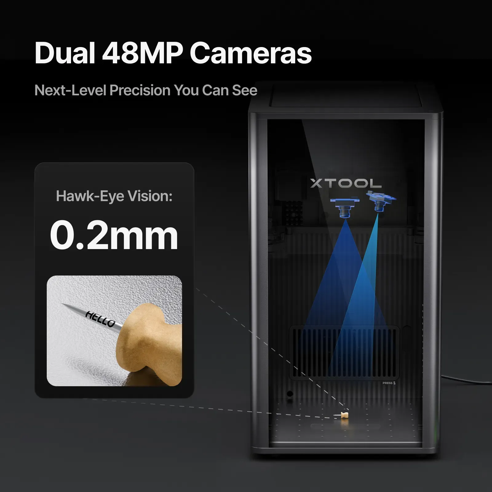 xTool F2 Ultra 60W MOPA & 40W Diode Dual Laser Engraver - Image 4