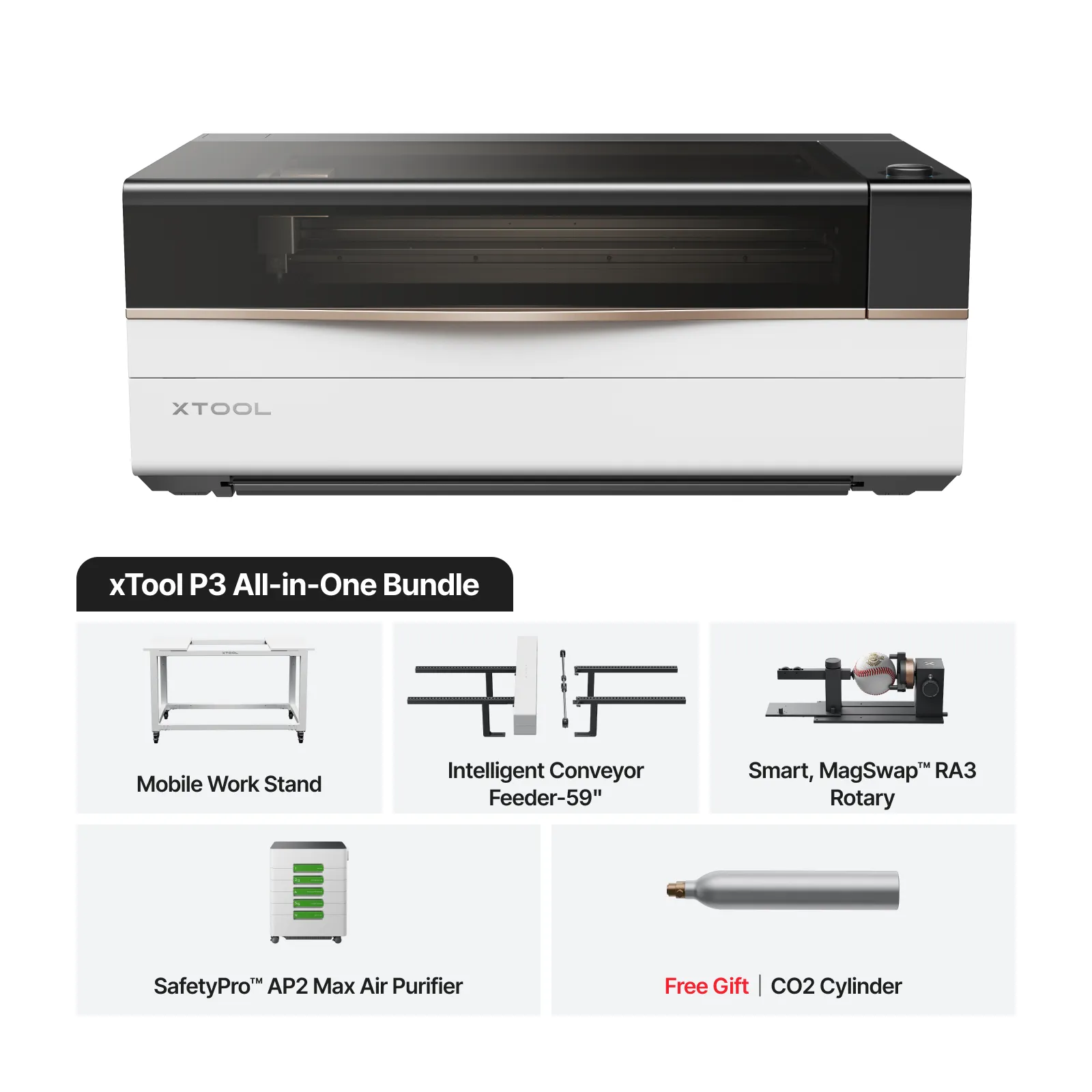 xTool P3 Desktop CO2 Laser Cutter - Image 4